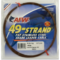 AFW 90# 49 Strand Shark Leader Cable - 30 ft