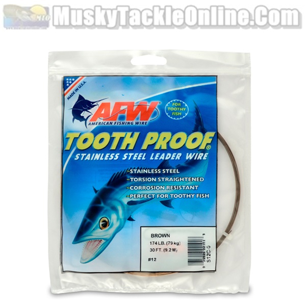 American Fishing Wire - Tooth Proof - Musky Tackle Online