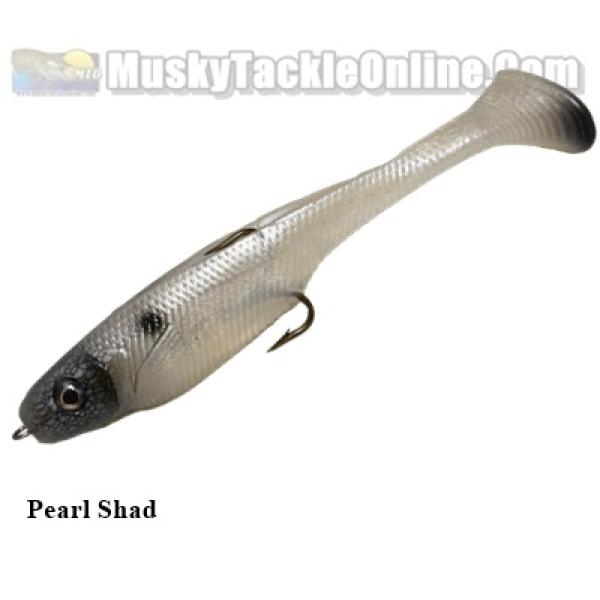 Boggs Custom Lures 7.25 Assassin Shad - Split Belly - Rigged