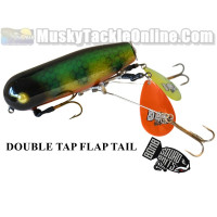 Bomb Squad Baits Double Tap Flap Tail