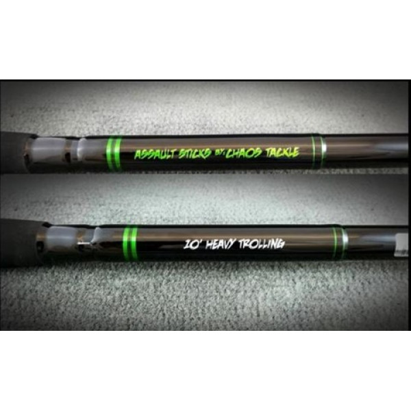 Chaos Tackle Assault Stick Trolling & Livebait Rod - 1 Piece - Musky Tackle  Online