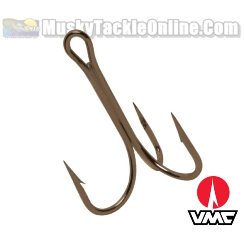 50 Pack - VMC #4 O'Shaugnessy 4X-Strong Treble Hook - 9626 - Foto 13