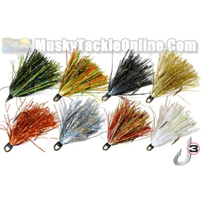 J3 Tackle's Mustad 3551 - 7/0 - Dressed Treble Hook