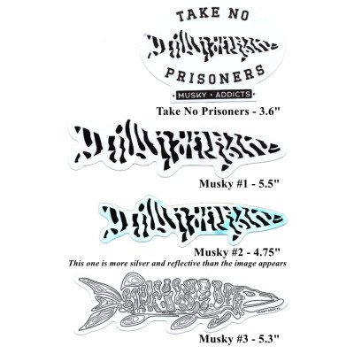 Musky Addicts Decal