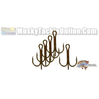 Musky Innovations Plasma Point Treble Hook - 5 Pack