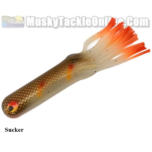 Red October Baits Monster Tube - Unrigged - 1 Pack - Custom Colors- Musky  Tackle Online