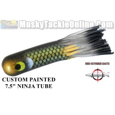 Red October Baits Ninja Tube - Unrigged - 1 Pack - Custom Colors