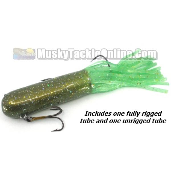 Red October Baits Monster Tube - Deep - Musky Tackle Online