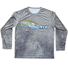ScaleWear/MTO Long Sleeve Green Camo Fishing Shirt