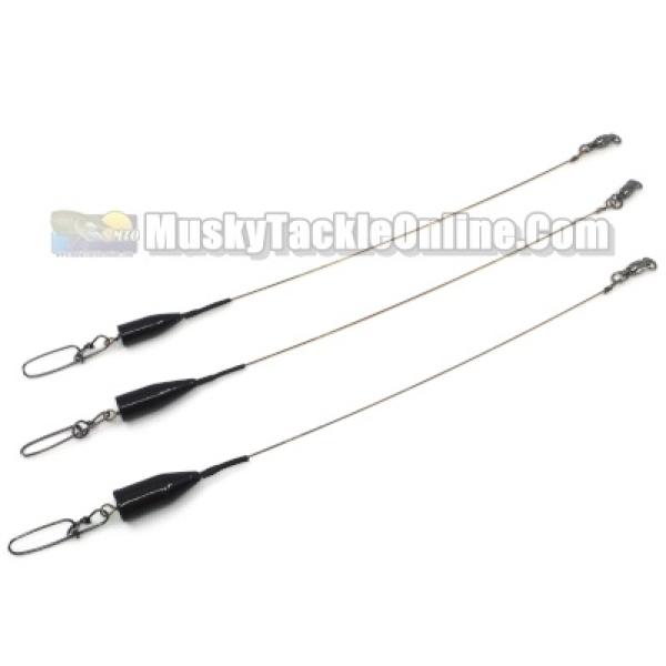 Stealth Tackle Premium Weighted Wire Leader - 1 Pack - Musky Tackle Online