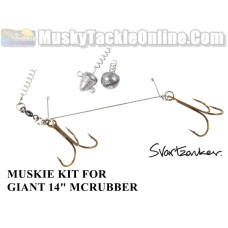 Svartzonker Muskie Kit for 14" McRubber
