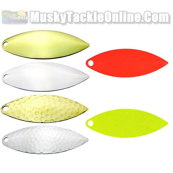 Willow Leaf Blades - 3 Pack - Musky Tackle Online