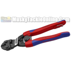 8" Knipex Lever Action Center Cutter w/ Spring and Tethered Attachment - 7132200TBKA