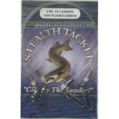 Stealth Tackle Fluorocarbon Leaders - 150 lb - 2 Pack