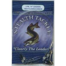 Stealth Tackle Fluorocarbon Leaders - 180 lb - 2 Pack