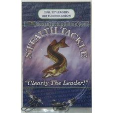 Stealth Tackle Fluorocarbon Leaders - 80 lb - 2 Pack