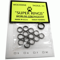 Wolverine Tackle "Super Rings" - Stainless Steel