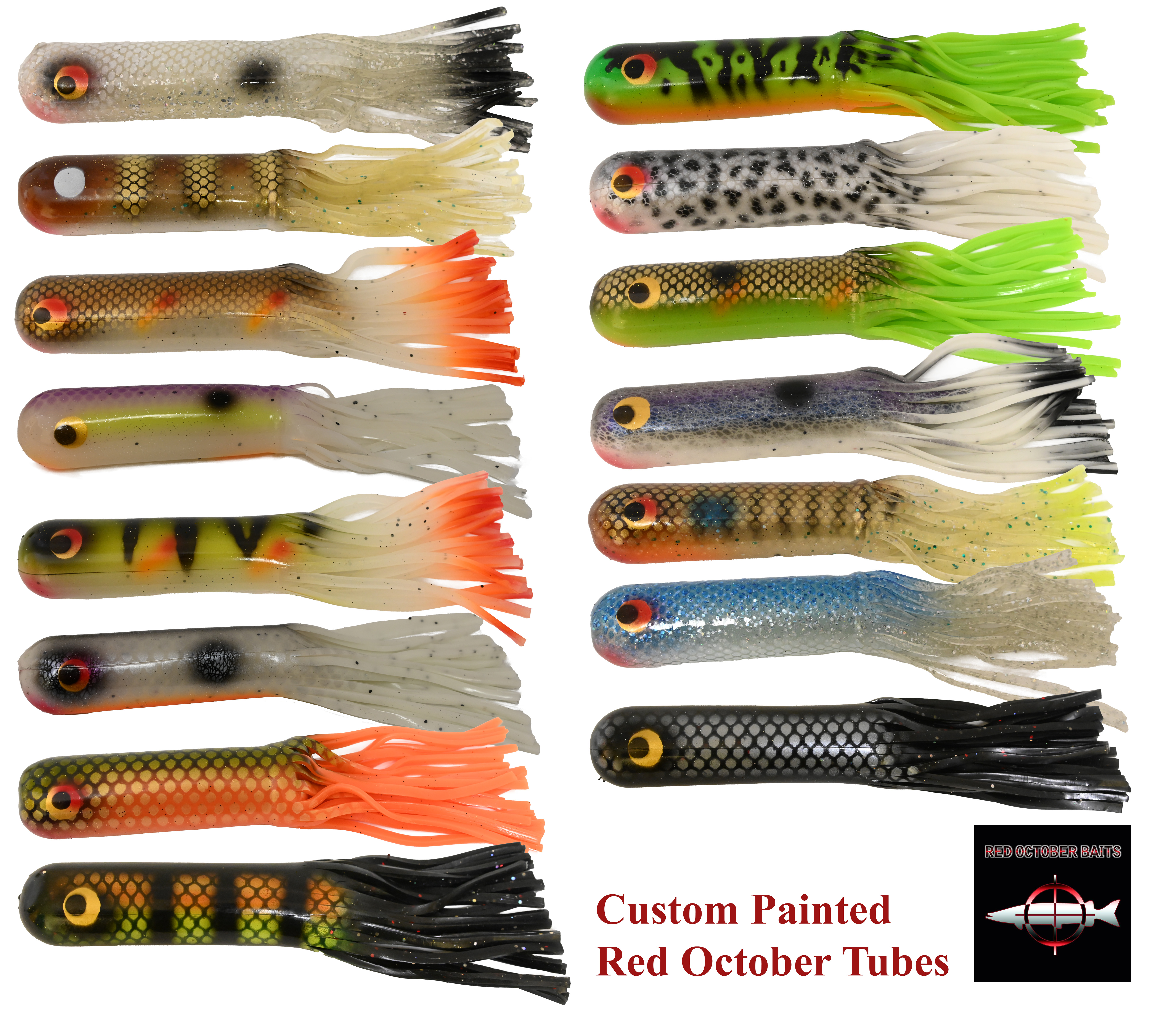 Red October Tubes – Musky Ontario Lure Company